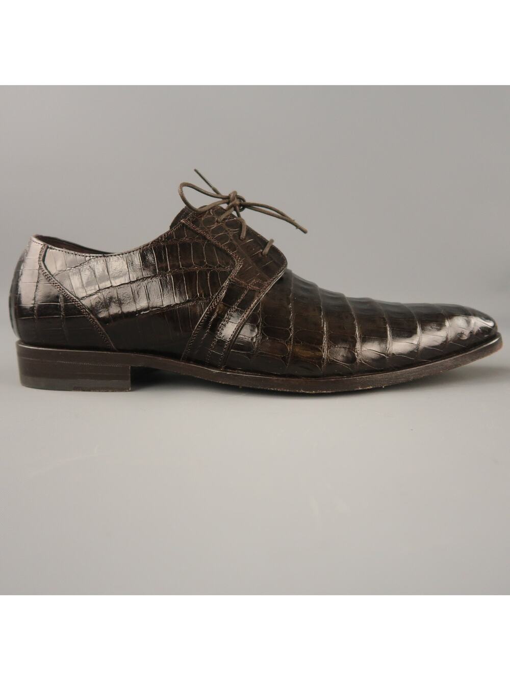 MEZLAN Size 9 Brown Textured Lace Up Lace Up Shoes